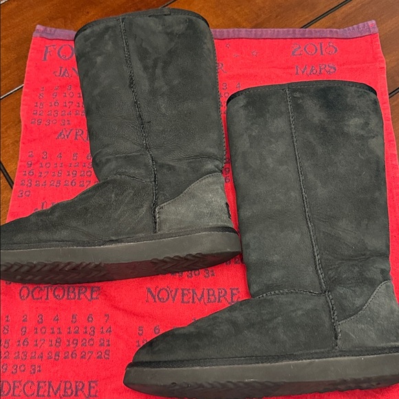 UGG Black Suede Footwear - Picture 10 of 10